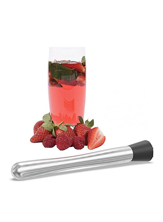 Cresimo Stainless Steel Cocktail Muddler With Mixing Spoon Silver 500grams - Image 5